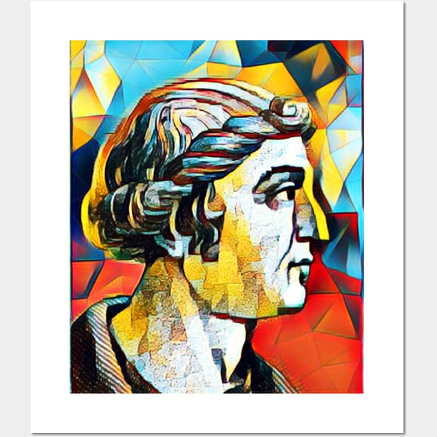 Cassius Dio Abstract Portrait | Cassius Dio Artwork 2 Wall Art by JustLit